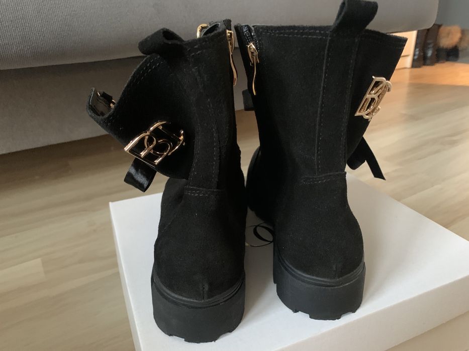 Booci botki skórzane r.41 - Nowe