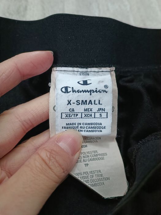 Spodnie damskie czarne Champion r.XS