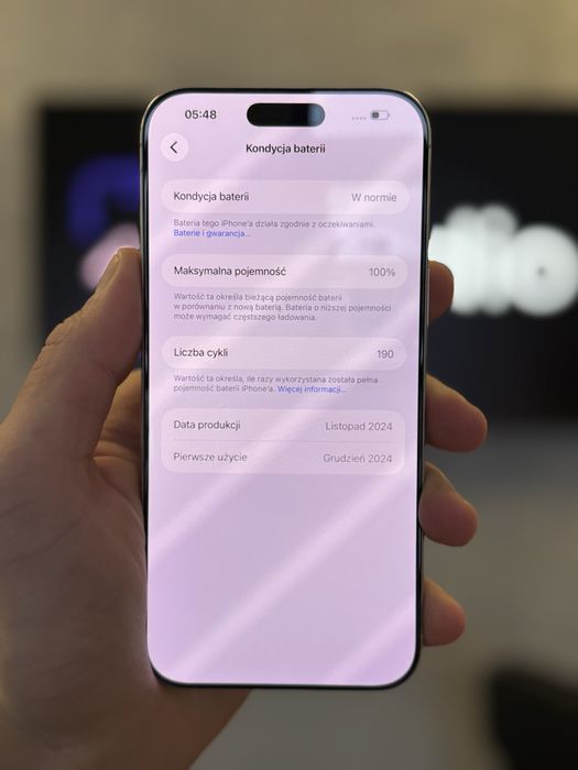 RATY 0% iPhone 16 Pro Max 256GB BATERIA 100% GWARANCJA 12 miesiecy!!!