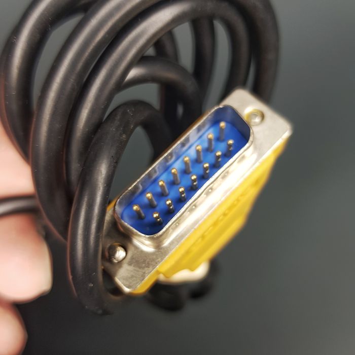 Comando/joystick para simulador de avião