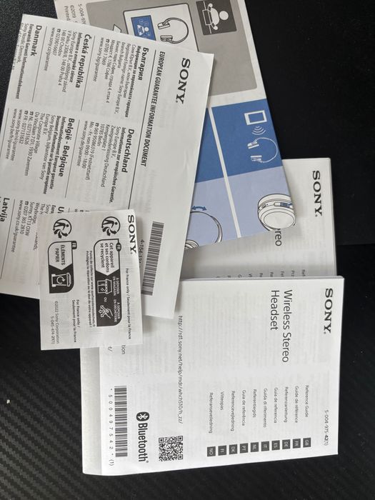 Słuchawki nauszne  Sony WHCH510 granatowe