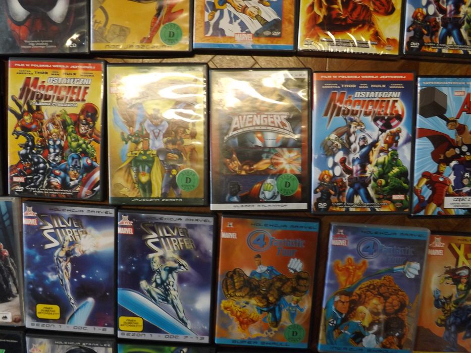 Batman marvel ironman goblin komiksy dvd filmy bajki