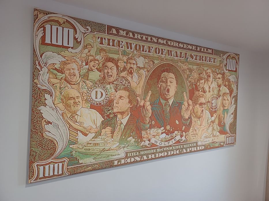 Obraz na płótnie "Wilk z Wall Street"