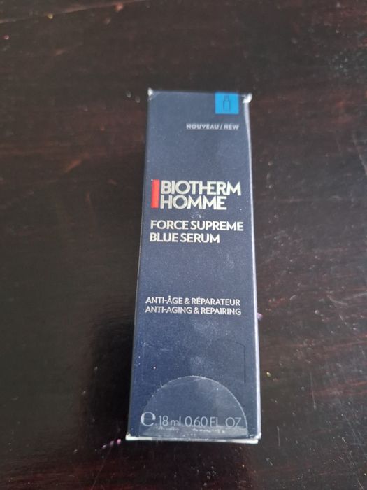 Biotherm homm force suplementy blue serum 18ml.