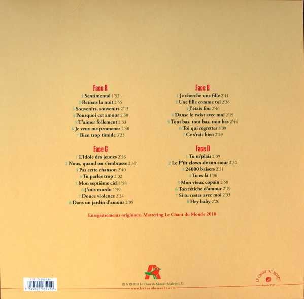 Johnny Hallyday Sentimental 2018 Duplo VINYL e Pack