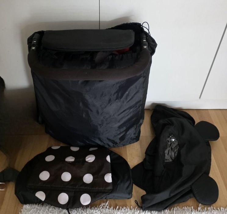 Carrinho Minnie/Mickey com extras (tipo yoyo)