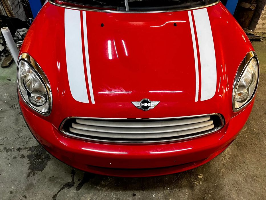 MINI COOPER COUNTRYMAN R60 ALL4 1.6D 10-14 PRZÓD KOMPLETNY B16 MASKA ZDERZAK PAS PRZEDNI LAMPY LAMPA BŁOTNIKI ŁADNE EUROPA