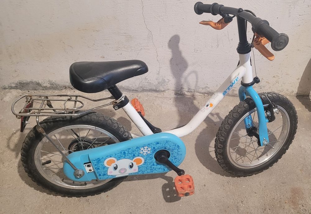 Rowerek dziecięcy 14 cali, Btwin 100 Arctic, Decathlon