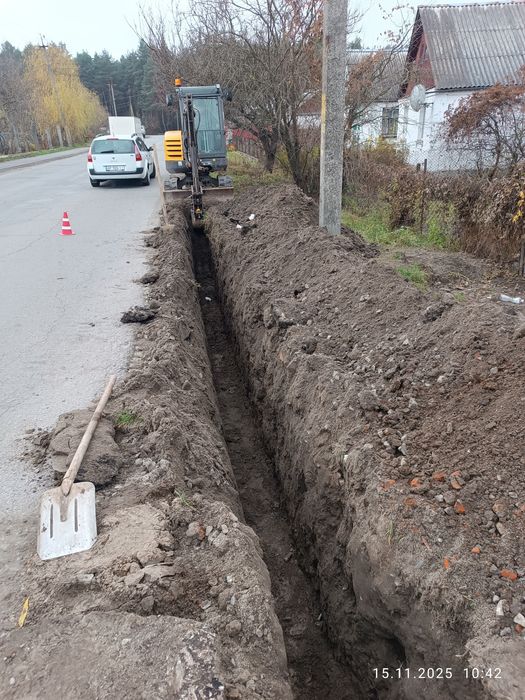 Послуги міні екскаватора Звягель та околиці