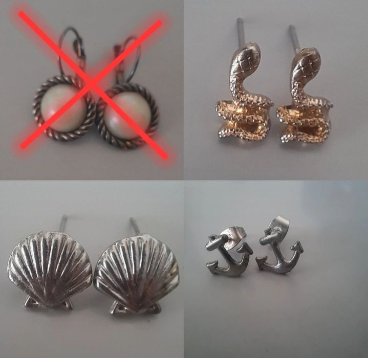 .Brincos usados.