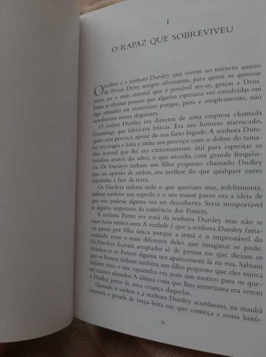 Livro Harry Potter e a Pedra Filosofal