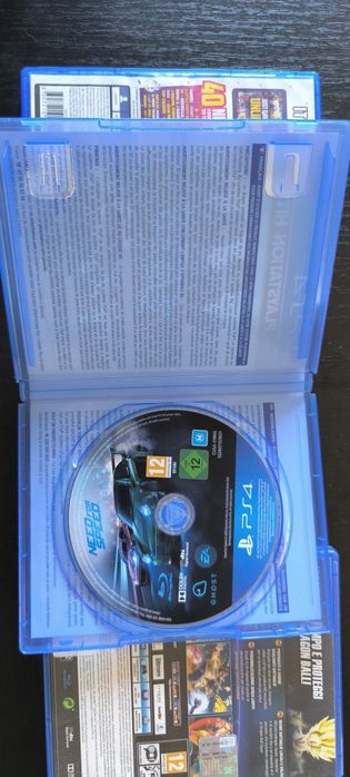 Need for speed/Dragon ball xenoverse 2/Just dance 2019 PlayStation 4