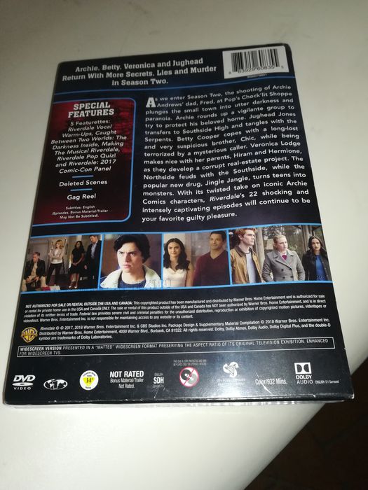 DVD Riverdale season novo