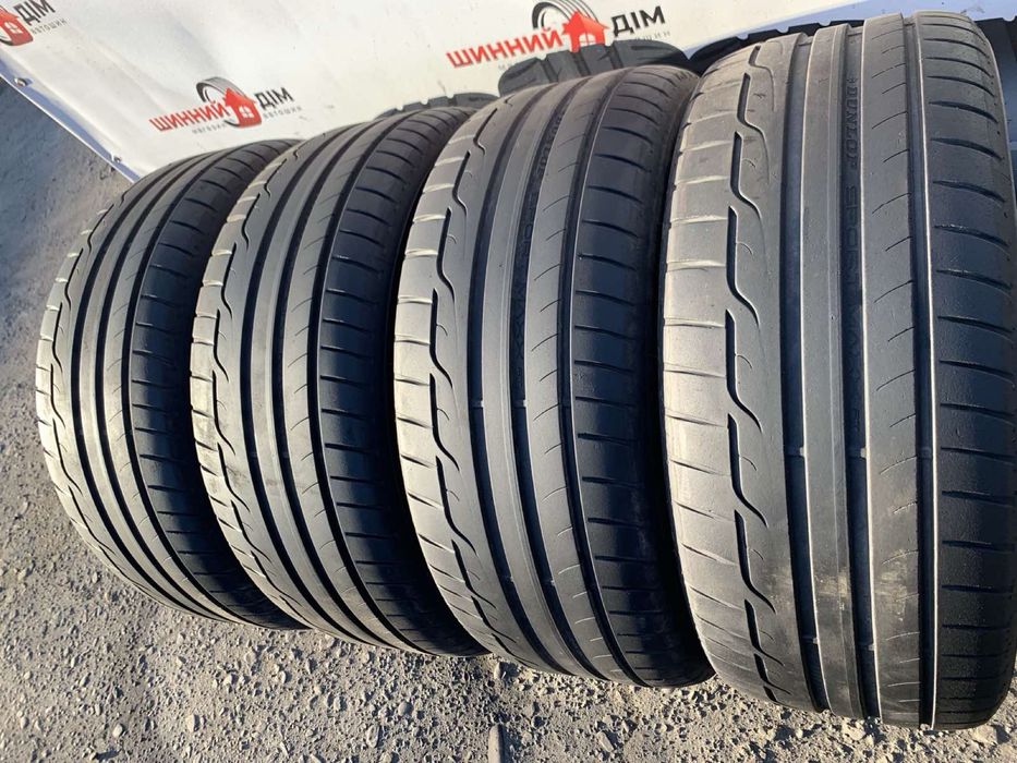 Шини 245/50 R18 пара Dunlop   2022p літо 5.5мм
