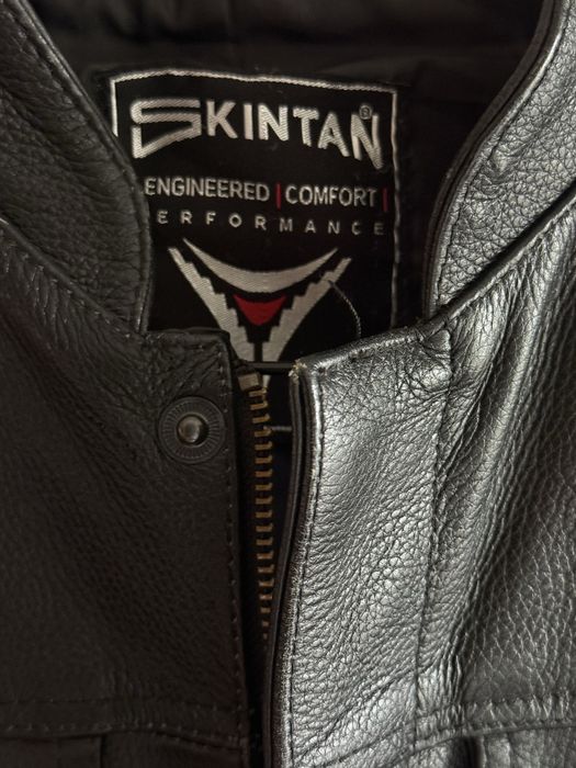 Шкіряний жилет Skintan