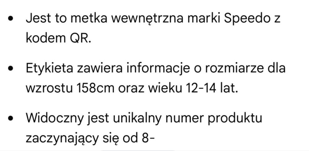 Spodenki kapielowe dzieciece Speedo xxl nowe
