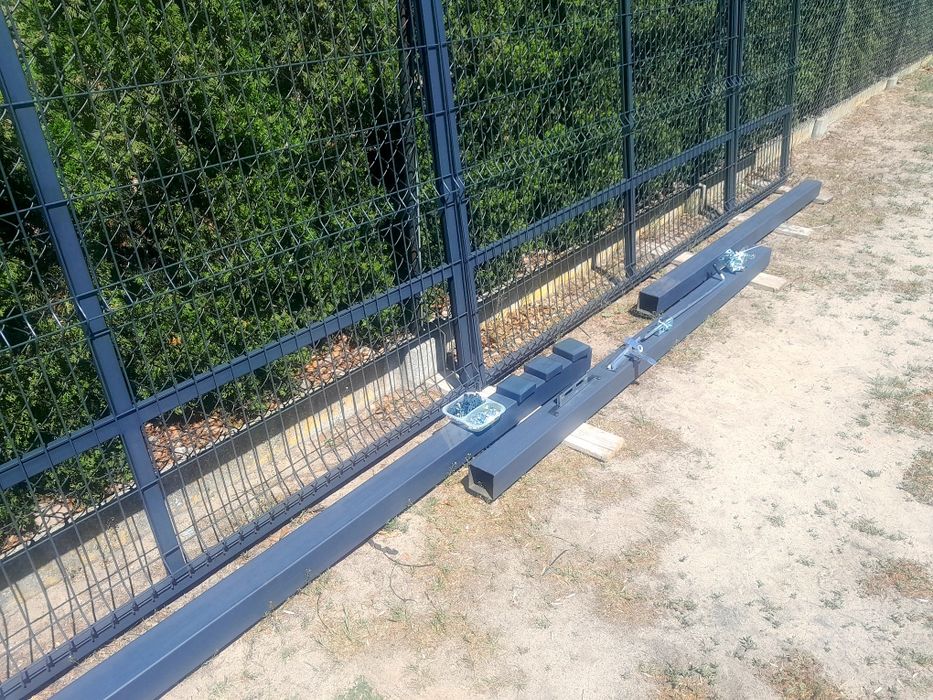 Brama 5M OD RĘKI 2x2,5m H 162  Grafit 7016 Kompletna