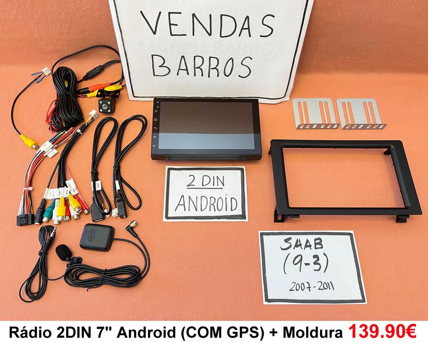 (NOVO) Rádios 2DIN • SAAB • [9-3] • [9-5] • Android GPS 93 95 [4+64GB]