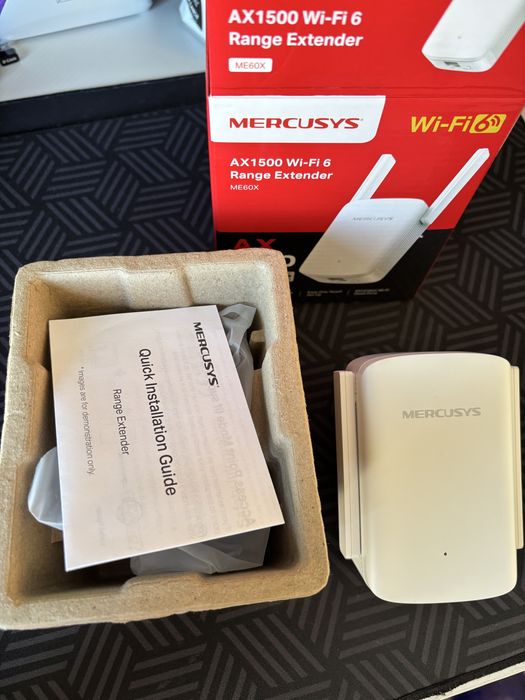 Repetidor WiFi 6 Mercusys AX1500 (Porta Gigabit) – Como Novo