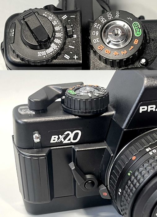 Aparat Praktica BX20 + Pentacon 50/1.8 MC + Pentacon 28/2.8 MC ZESTAW