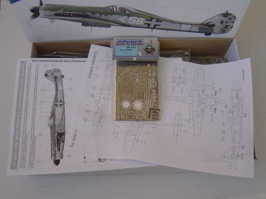 modelismo -  Fw 190D 11, Eduard 1/48