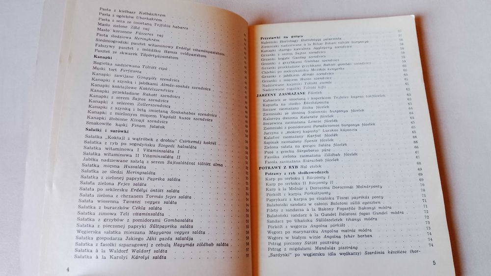 W. Wieromiej "Kuchnia węgierska" 1990