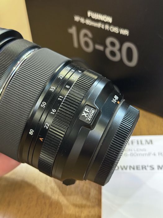 Объектив Fujinon XF 16-80mm f4 R ois WR Fujifilm