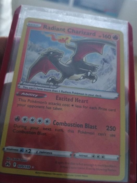 Cartas originais Charizards