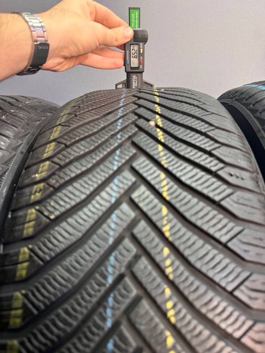 Шины БУ 225 55 R 17 Michelin alpin 7 Зима Комплект резина