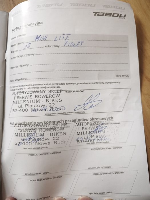 Sprzedam rowerek dziecięcy 18 cali Tabou mini lite. Bardzo lekki - 7kg.