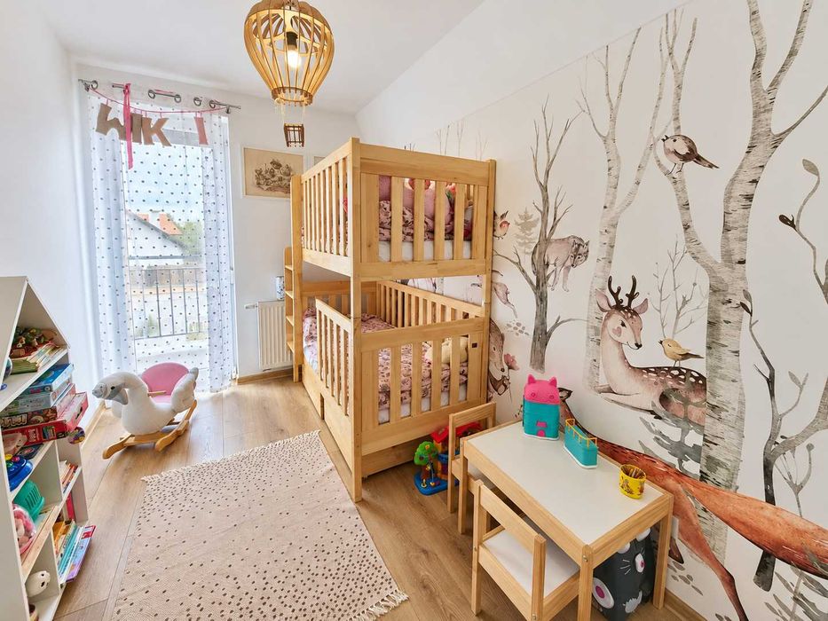 Nowoczesna szeregówka 61 m² + poddasze | 4 pokoje | ogród | 2 miejsca