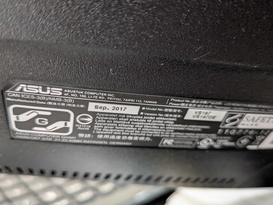 Monitor Asus 19" / Asus 22"