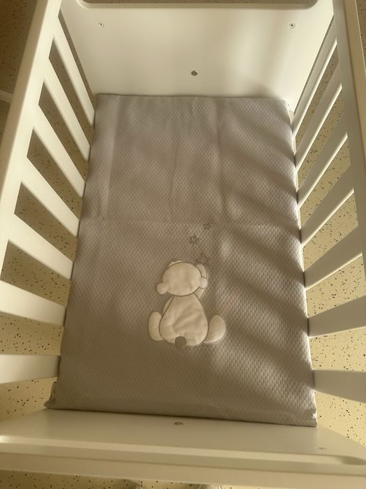 Mini-Berço Micuna You & Me + Edredom e roupa de cama