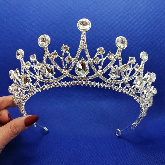 Корона діадема, высокая диадема для фотосессий, выступления