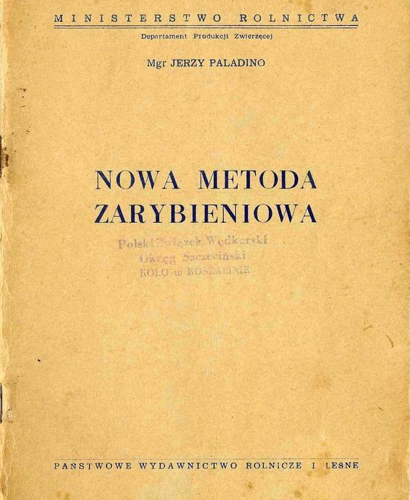 Stare wydawnictwa o tematyce rybacko - wędkarskiej. Patrz opis