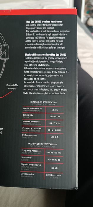 Słuchawki MAD DOG 7.1