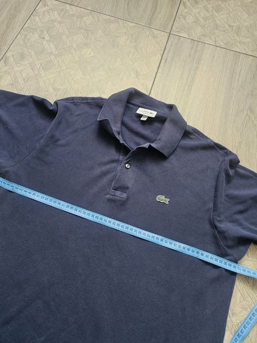 Чоловіча футболка-поло Lacoste Classic Fit — Темно-синя/  XL /Оригінал