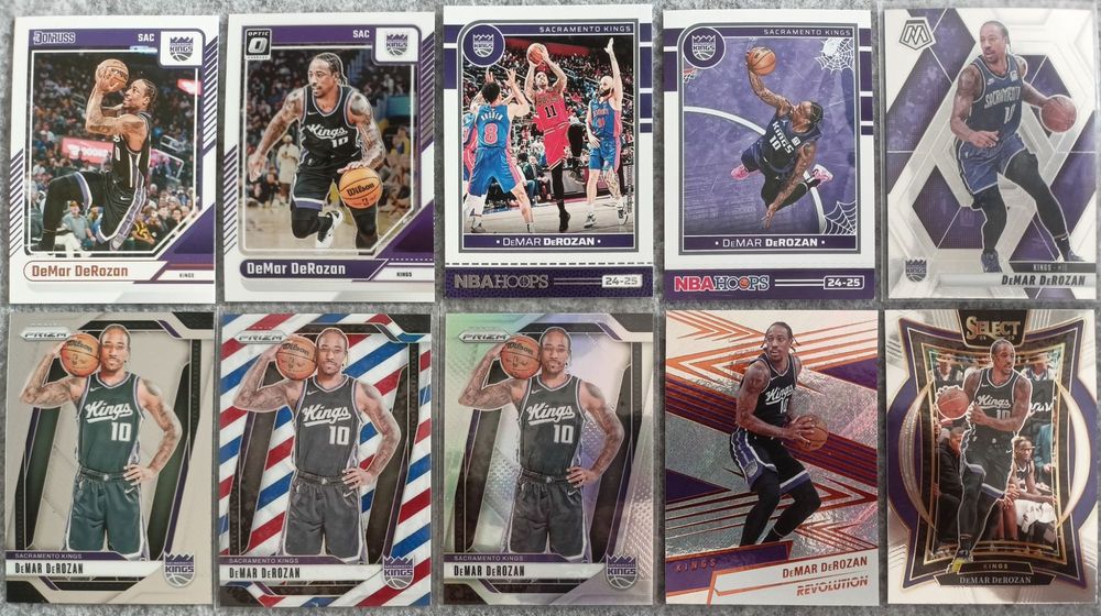29 kart NBA DeMar DeRozan Chicago Bulls San Antonio Spurs Kings