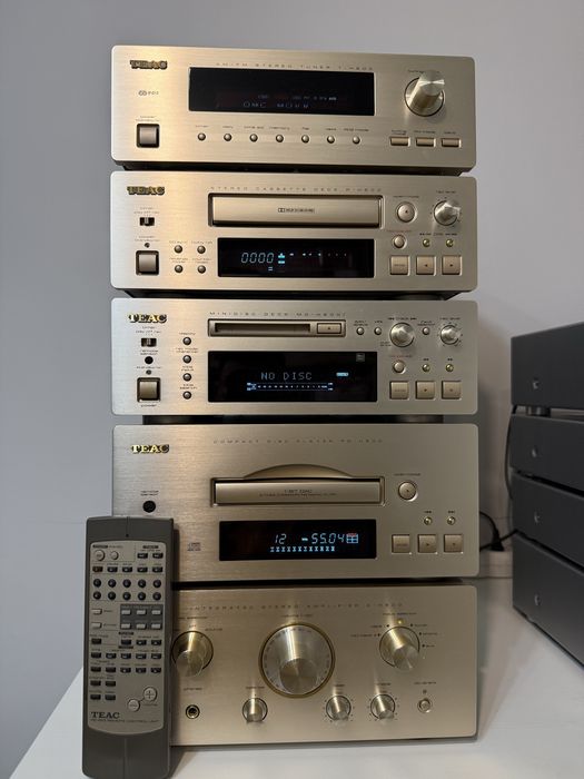 Wieża Teac H500 5 elementów  szampański