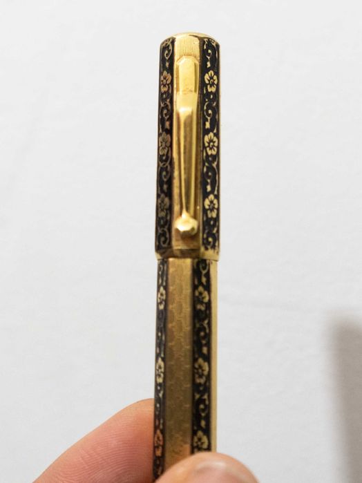 Caneta ouro Devotie Art Deco