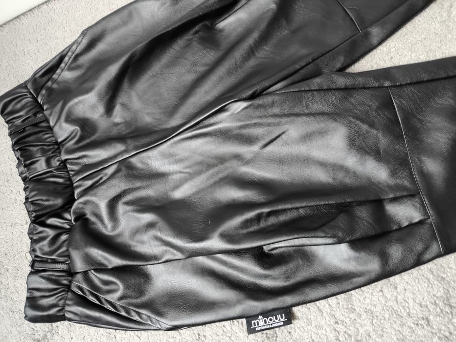 Spodnie Minouu rozmiar uniwersalny eko skóra