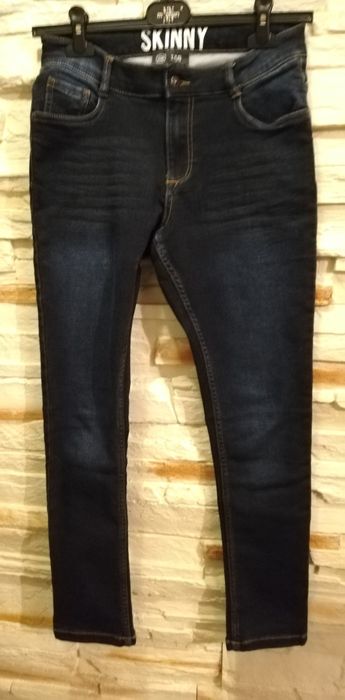 Spodnie jeans chłopięce 158