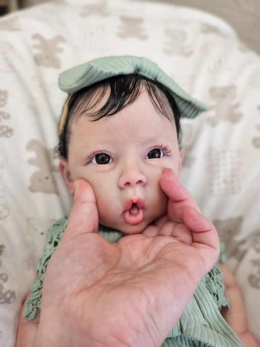 Bebé Reborn silicone, boneca reborn macia