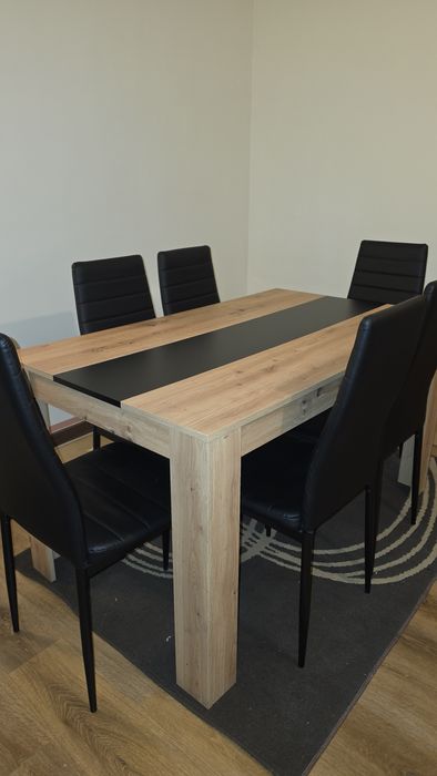 Conjunto Mesa de Jantar com 6 cadeiras