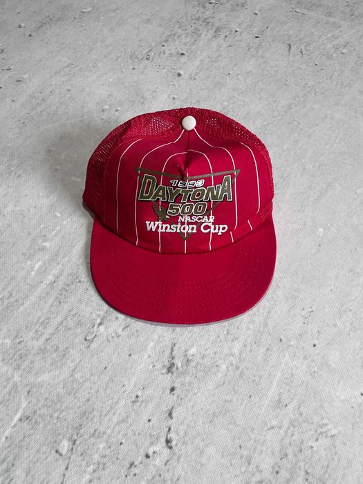 Czerwona czapka z daszkiem Nascar Daytona 500 Winston Cup 1993