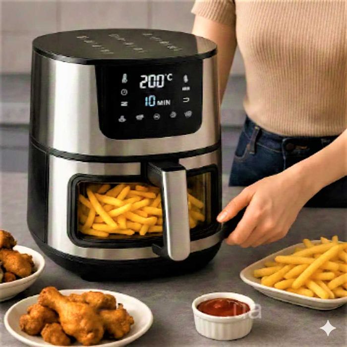 Аэрогриль Silver Crest 8L Фритюрница Мультипеч Печка Аерогріль