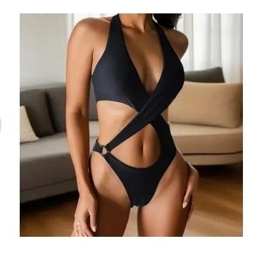 купальник жіночий суцільний з вирізами