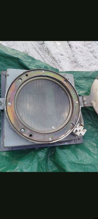 Stara lampa PKP tył wagonu