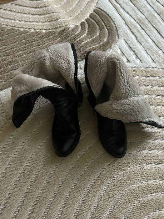 Зимові вживані чоботи,шкіряні