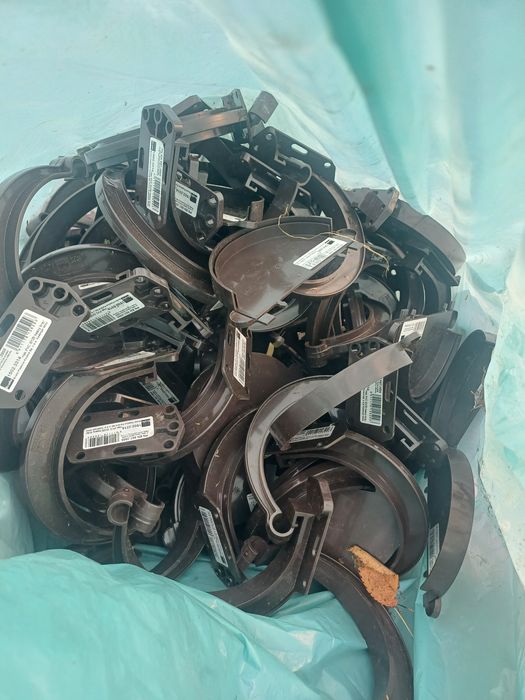 Rury rura spustowa brązowa+ elementy montażowe 125